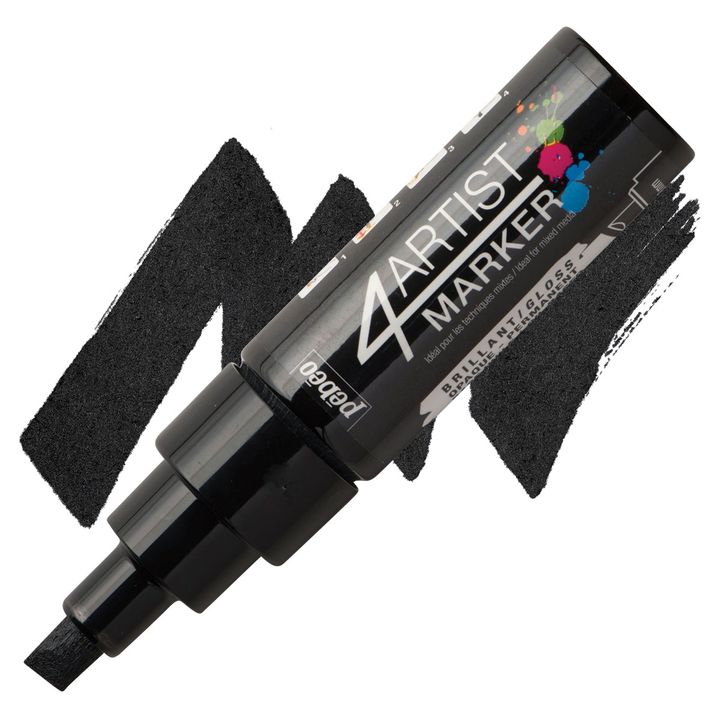 4ARTIST MARKER Pébéo su base olio 8mm – nero