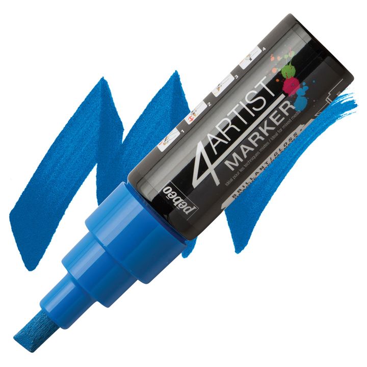 4ARTIST MARKER Pébéo su base olio 8mm | varie sfumature - scuro blu