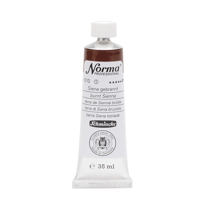 Colori a olio Schmincke Norma Professional 35 ml – 610 Terra di Siena bruciata