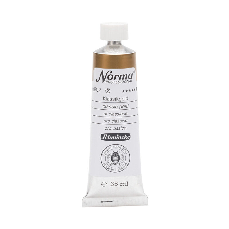 Colori a olio Schmincke Norma Professional 35 ml – 802 Oro classico