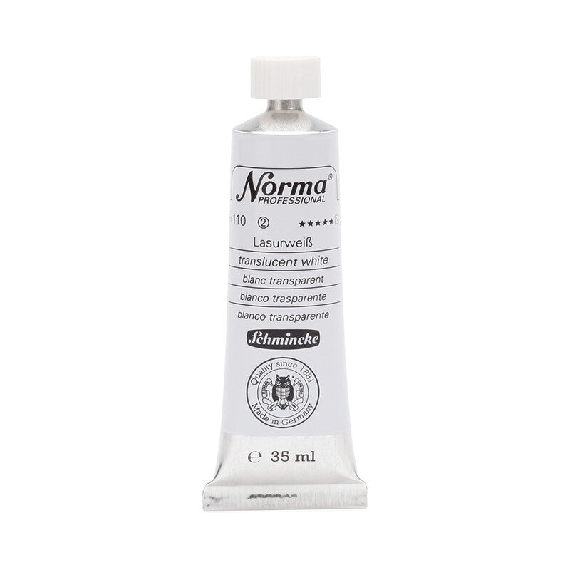 Colori a olio Schmincke Norma Professional 35 ml – 110 Bianco trasparente