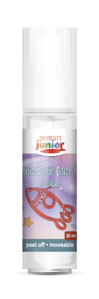 Colore per vetro window paint 20 ml – trasparente