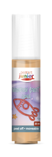 Colore per vetro window paint 20 ml – arancione
