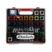 Schmincke AERO COLOR set in plastica, 37 x 28 ml + AERO CLEAN RAPID