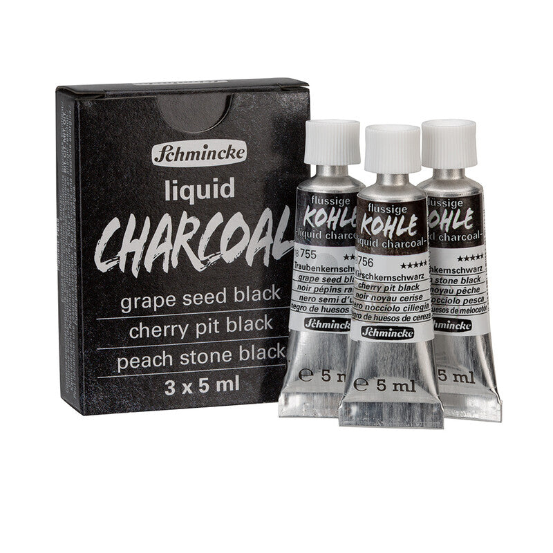 Carboncino liquido Schmincke Trio liquid charcoal