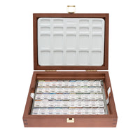 Set in legno di colori ad acquerello Schmincke HORADAM Super Granulation – 50 x 1/2 godet
