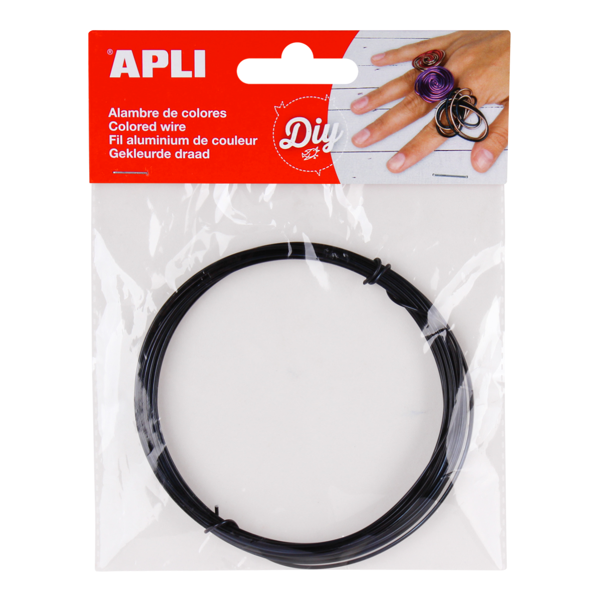 Filo per modellare APLI 1,5 mm × 5 m – nero