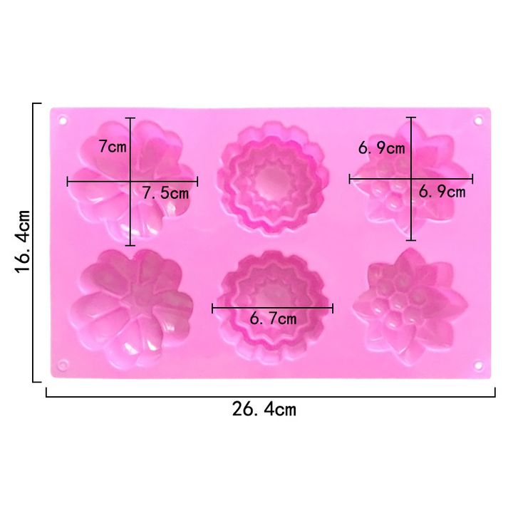 Stampo in silicone per colata - Fiori