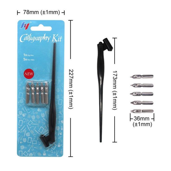 Set calligrafia 6 pezzi