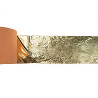 Fette metalliche dorate in rotolo 2,5 cm x 50 m