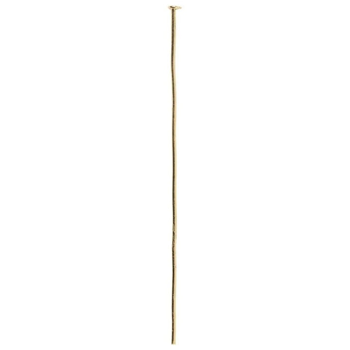 Aghi per perline 50 mm con estremità piatta – Oro