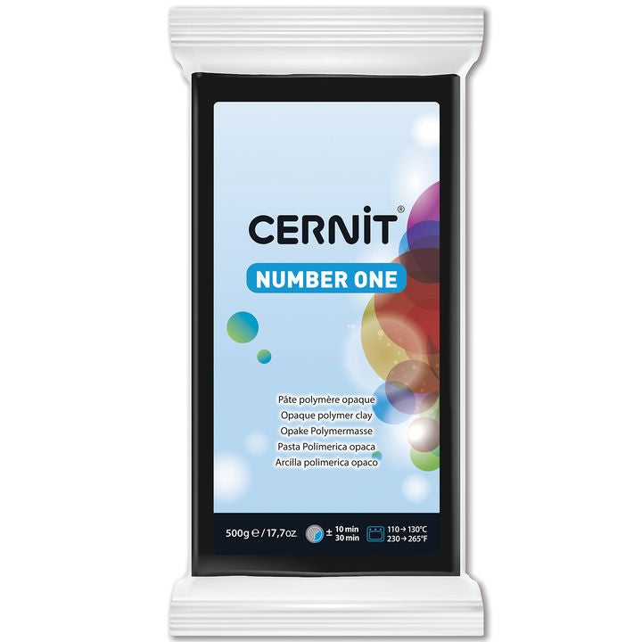 Massa del polimero CERNIT NUMBER ONE 500 g – Nero