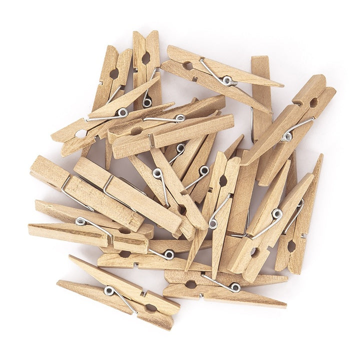 Mollette di legno 4,8 cm - 20 pezzi
