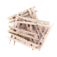 Mollette di legno 7,2 cm - 10 pz.