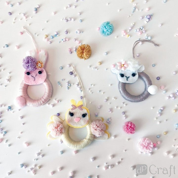 Pom pom di peluche pastello