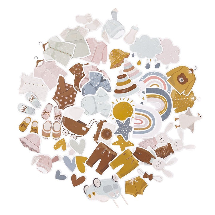 Ritagli di carta per bambini - Set di 50