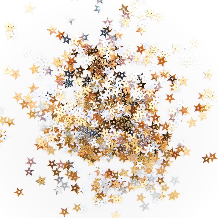 Paillettes decorative con foro