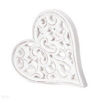 Ornamento in legno Cuore 16x17 cm