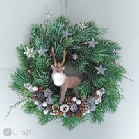Fiocchi di colla di legno con glitter 12 pz