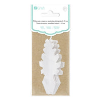 Decorazione fiocco di neve in carta 20 cm