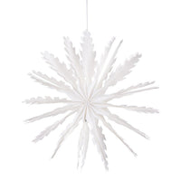 Decorazione fiocco di neve in carta 20 cm