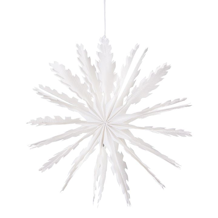 Decorazione fiocco di neve in carta 20 cm