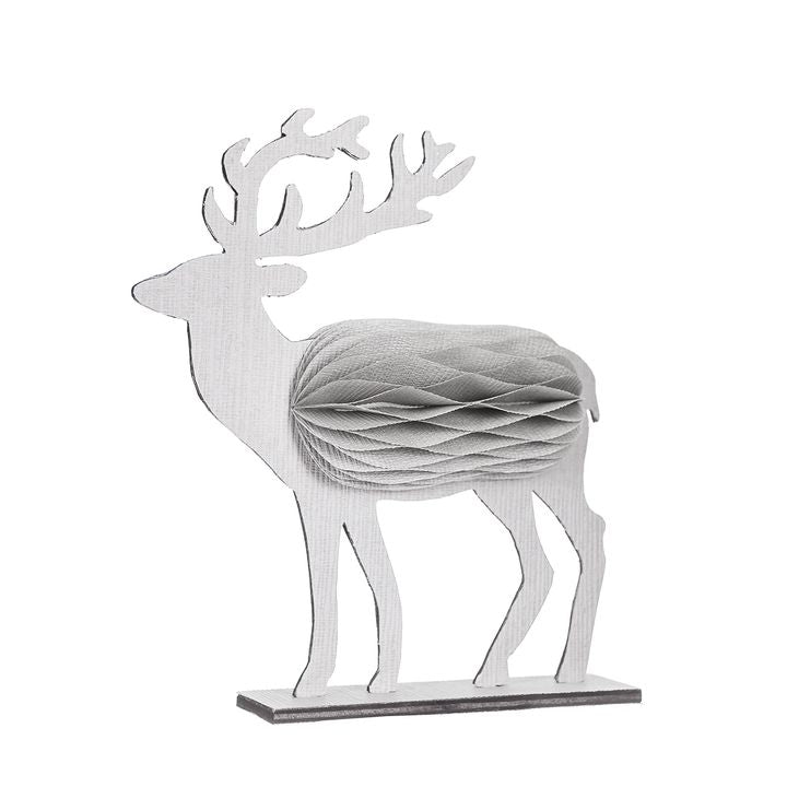 Decorazione in carta renna 20 cm