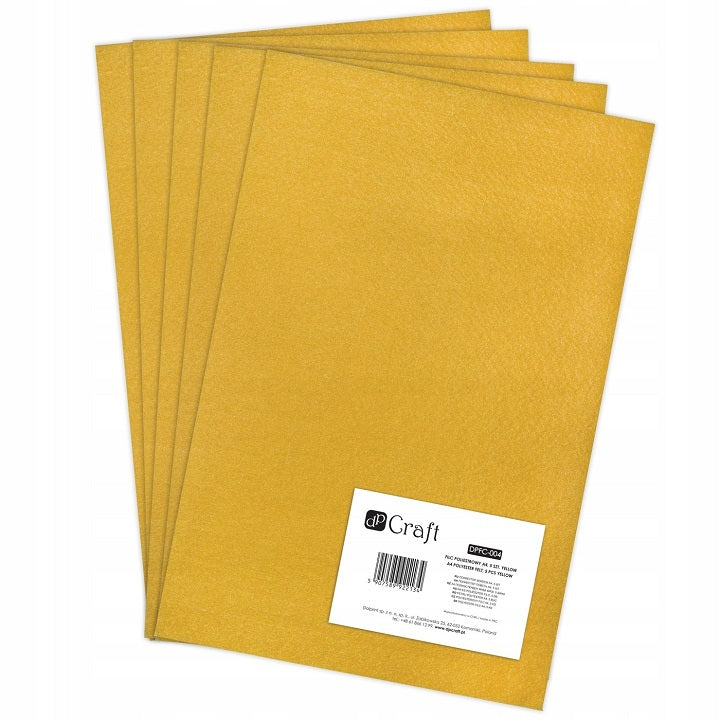 Feltro decorativo 30 x 20 cm scegli colore / 1 pezzo – YELLOW/1ks