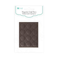 Magneti adesivi cerchi - 12 pz