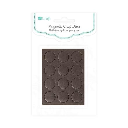 Magneti adesivi cerchi - 12 pz