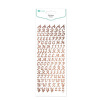 Adesivi decorativi Lettere - 118 pezzi