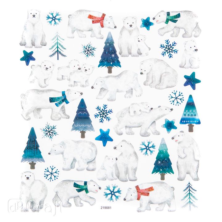 Set di adesivi di Natale 38 pz