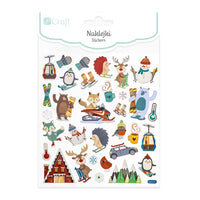 Set di adesivi Winter Sports 32 pezzi