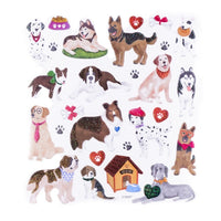 Adesivi glitterati | Cani, 27 pz.