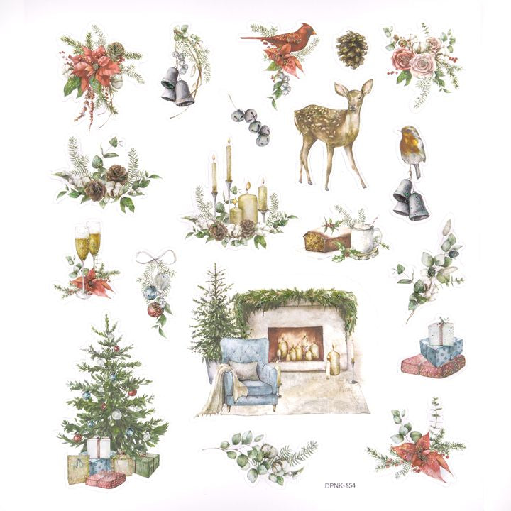 Set di adesivi di Natale 19 pz