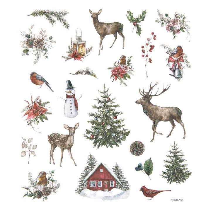 Set di adesivi di Natale 23 pz