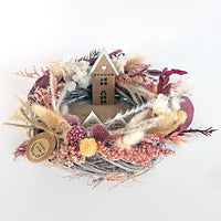 Mini bouquet secco "Burgundy Queen" / 20 cm
