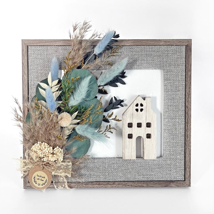 Mini bouquet essiccato "Savannah Blue
