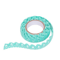 Pizzo adesivo in cotone 1.8 m - Mint