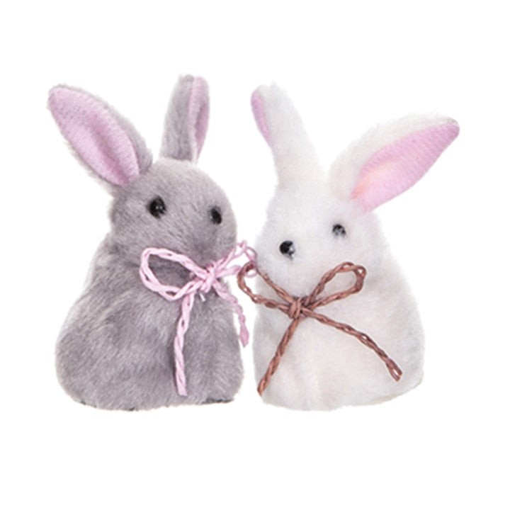Coniglietti pasquali 7 cm - set da 2 pezzi
