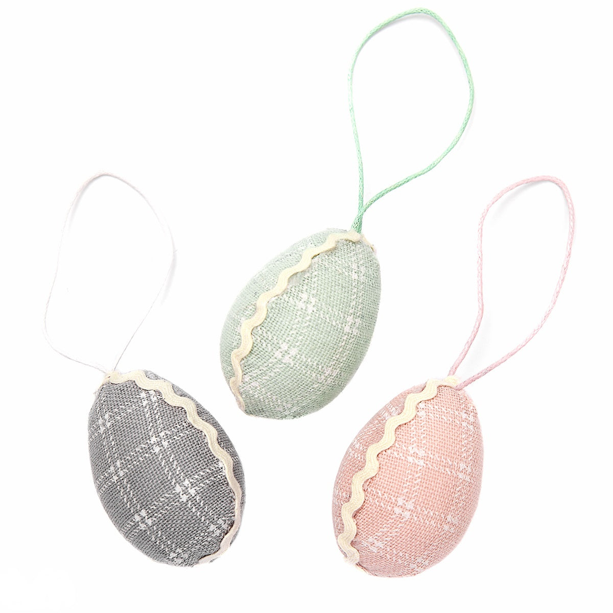 Uova appese pastello 5 cm - 3 pezzi