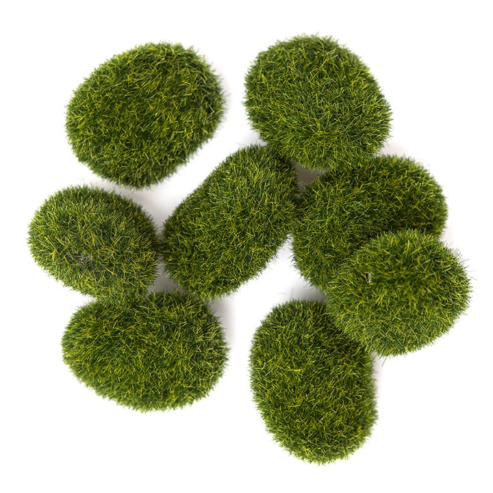 Pietre di muschio decorative 8 pz
