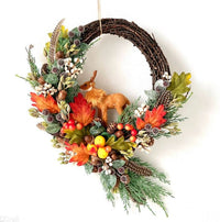 Ramoscelli decorativi 3D con bacche marroni 4 pz