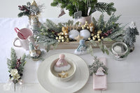 Decorazione natalizia da appendere con pelliccia