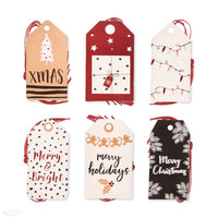 Etichette di Natale per la decorazione 24 pz