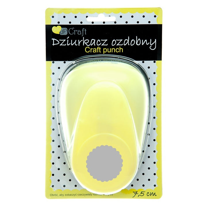 Punzonatrice decorativa 7,5 cm | Cerchio ondulato