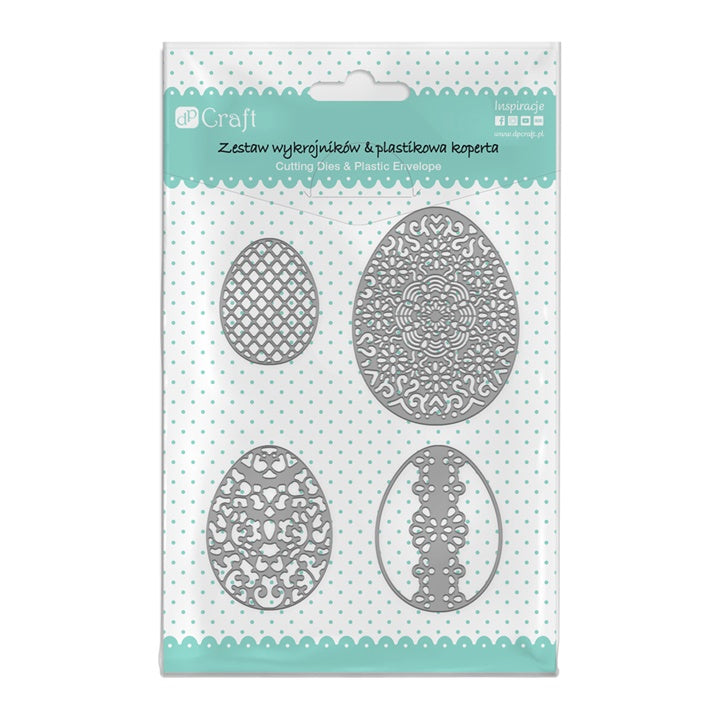 Modello di taglio delle uova di Pasqua / 4 pezzi