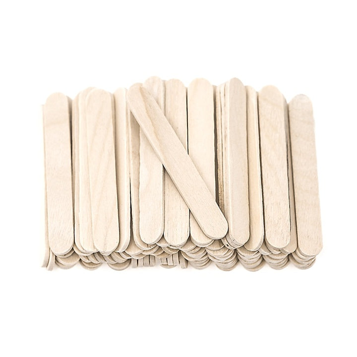 Mini bastoncini di legno 6,5 x 1 cm / 100 pezzi