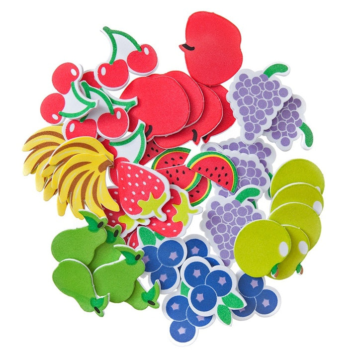 Adesivi in schiuma | Frutta, 45 pezzi