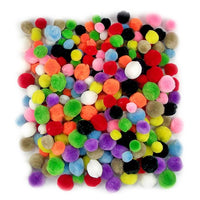 Pom pom colorati in acrilico